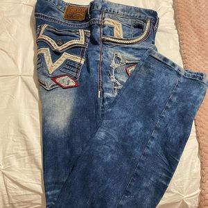 Jeans AFFLICTION. 38 waist 31 length